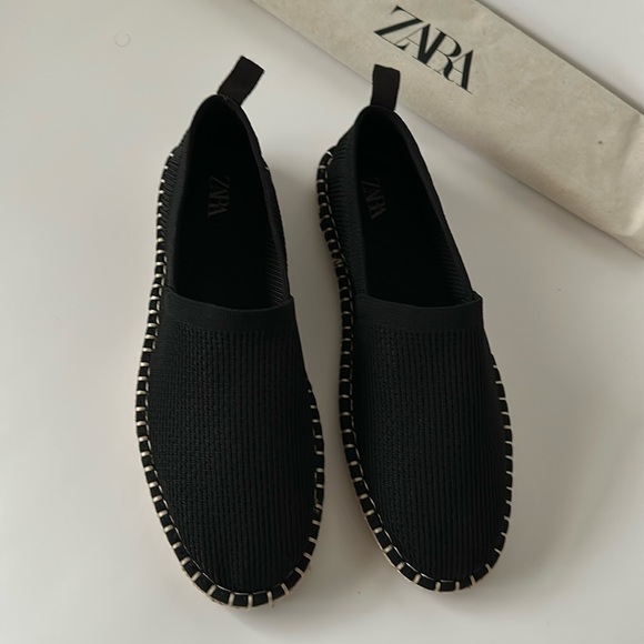 Zara Men’s Knit Espadrilles Slip-On - Picture 12 of 16